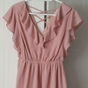 Blush pink dress